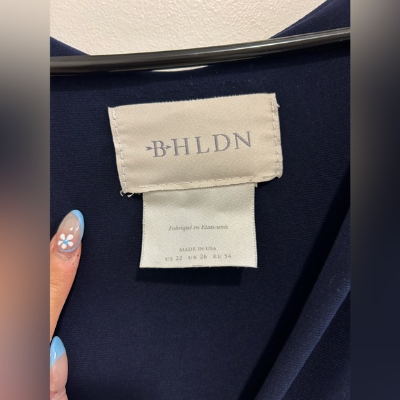 BHLDN Mendoza Navy Maxi Dress - Picture 9 of 12